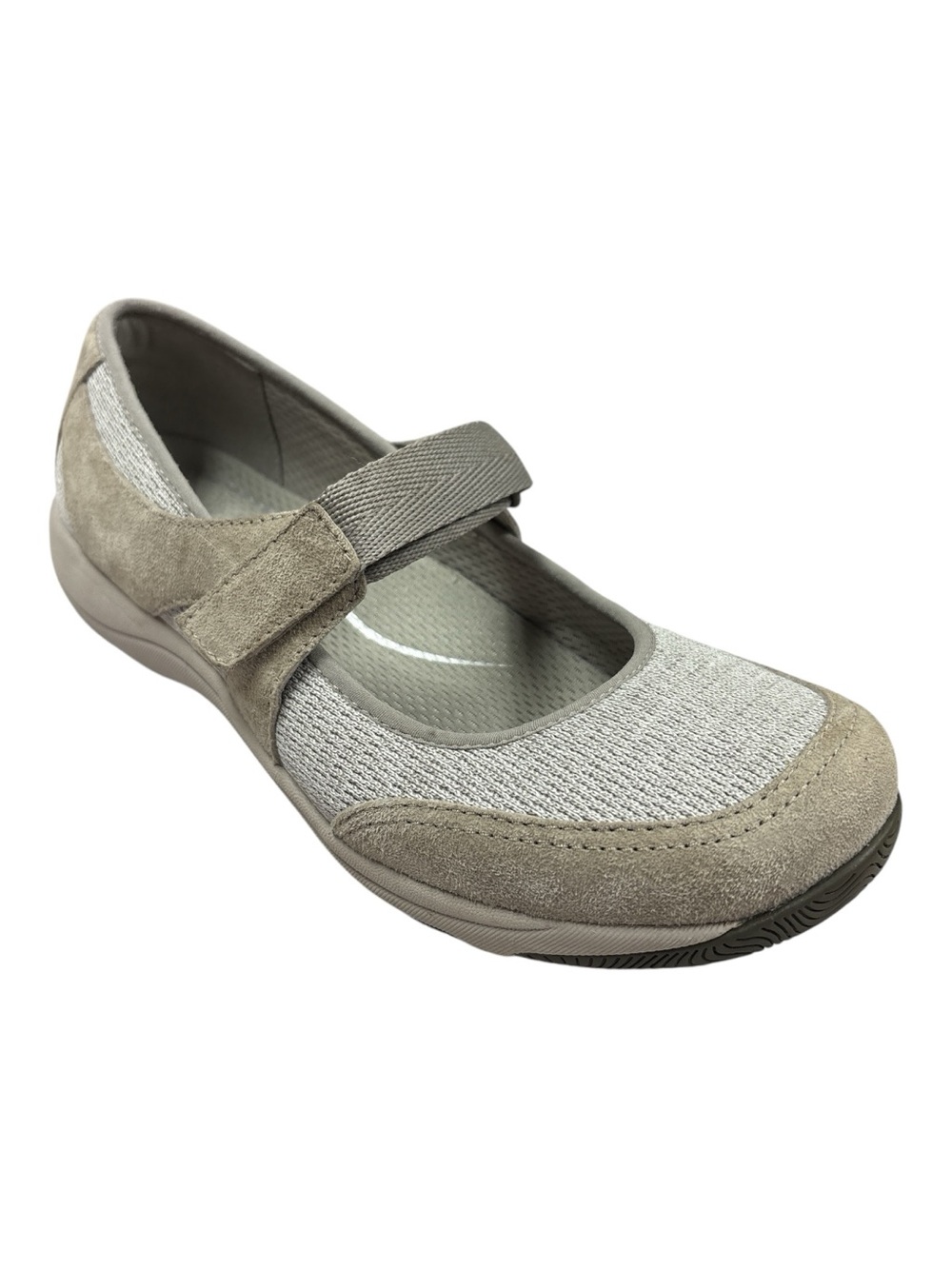 Dansko Mary Jane Shoes Hennie Stone Women's 7.5 EU 38 Gray Walking Comfort Flat